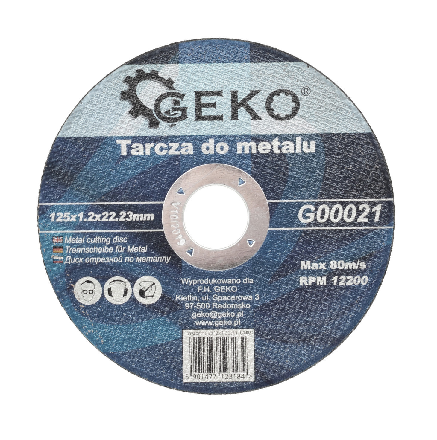 Tarcza do metalu Geko 125 mm