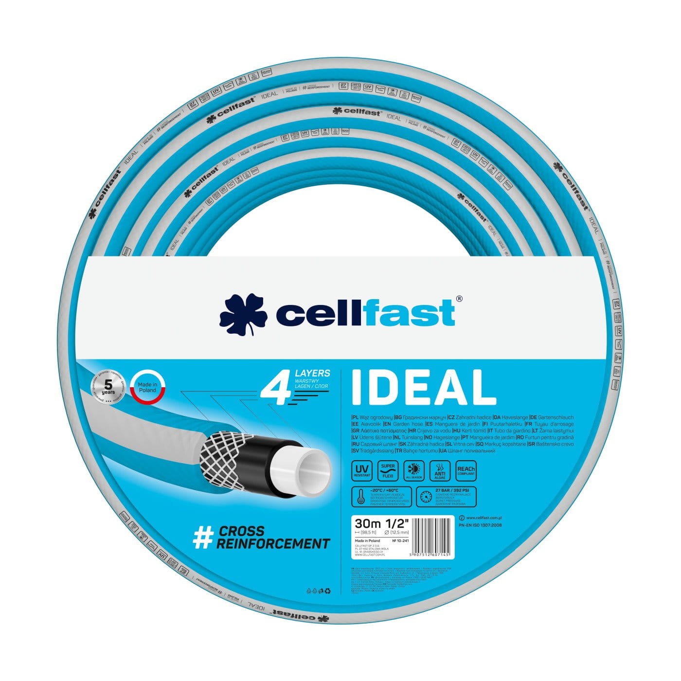 Wąż ogrodowy Cellfast IDEAL na szpuli