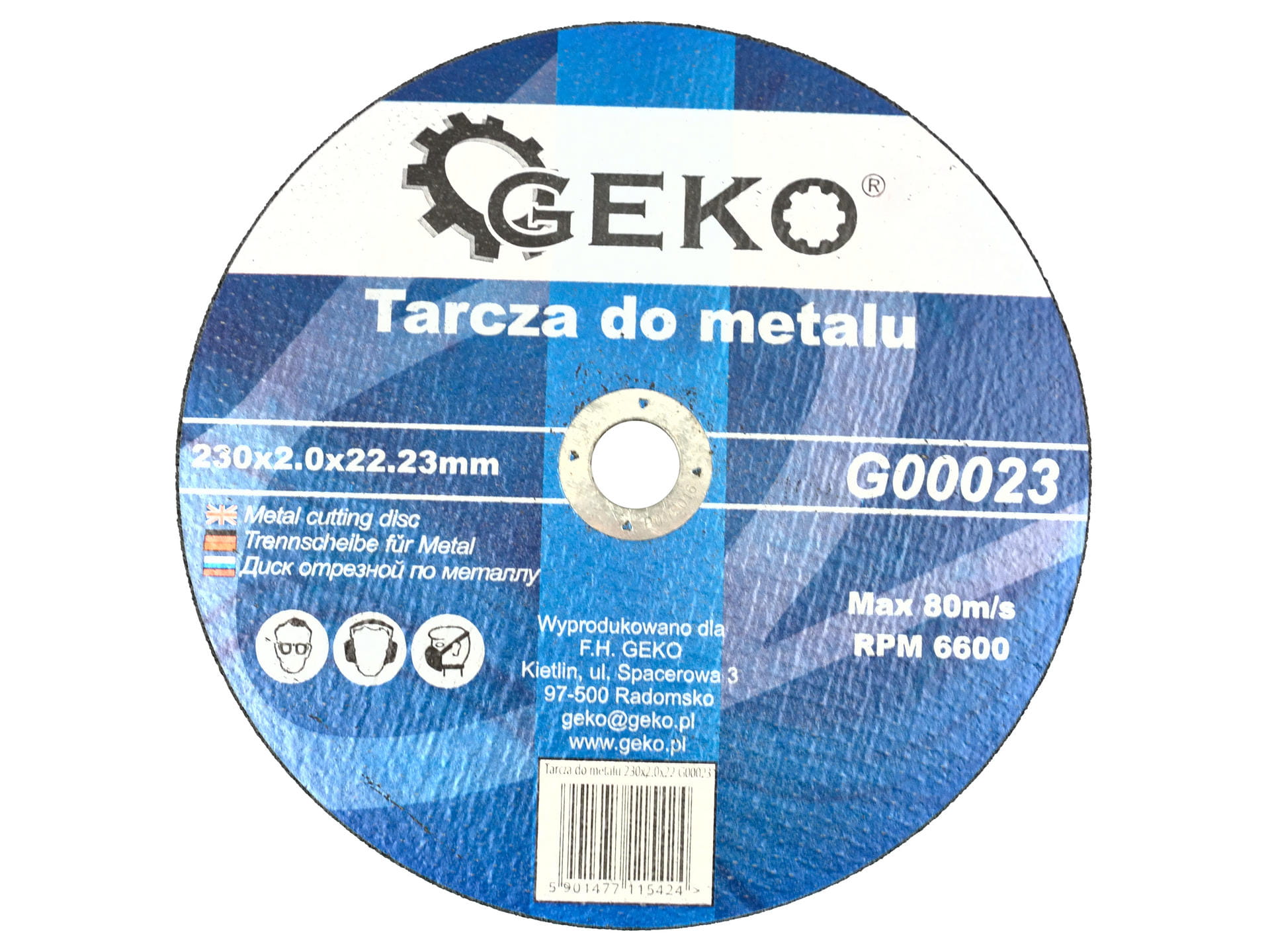 Tarcza do metalu Geko 230 mm