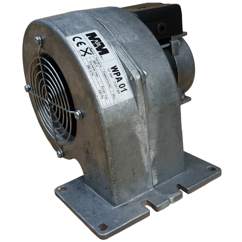 Wentylator WPA 01 z metalową obudową i kratką