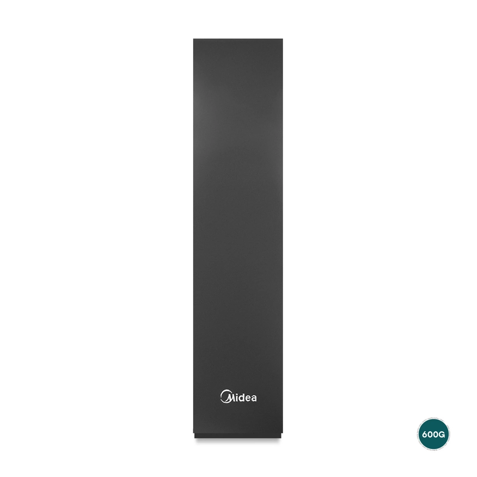 Czarny filtr Midea 600G z logo na froncie
