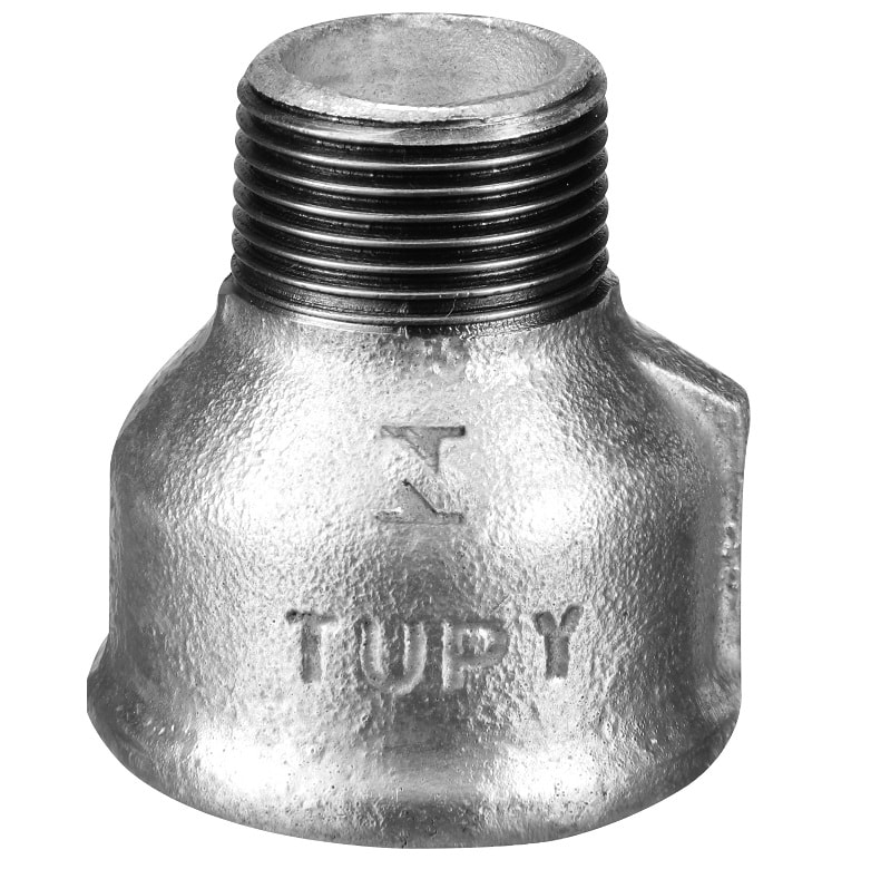 Ocynkowana redukcja gwintowana TUPY z widocznym logo