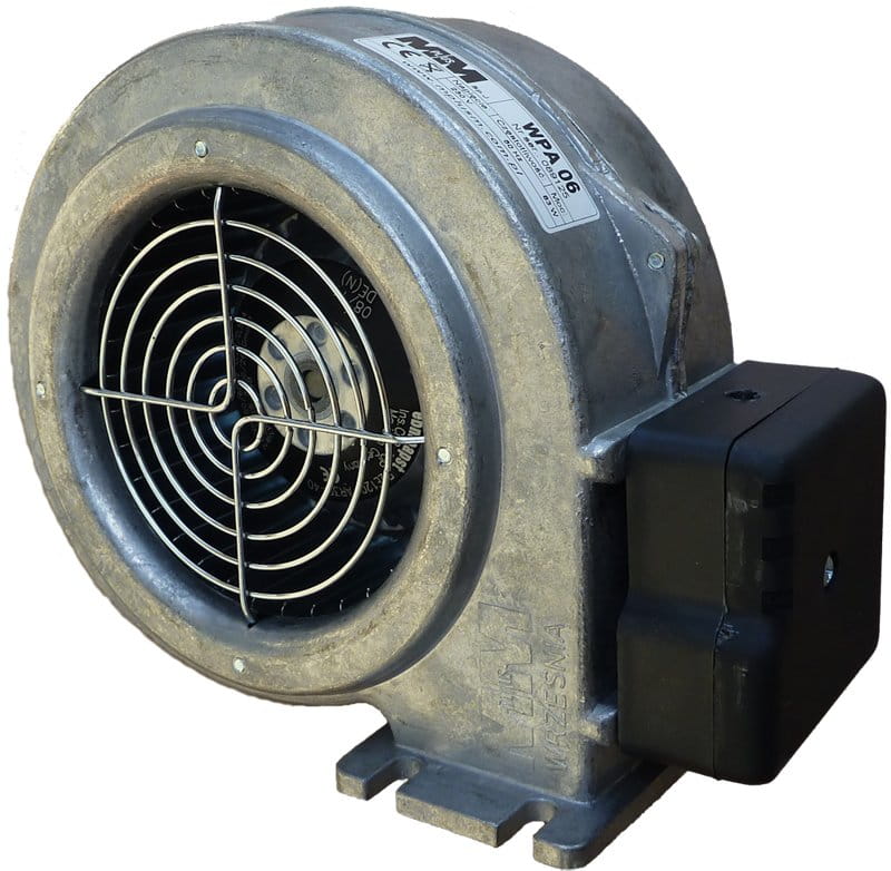 Wentylator WPA 06 z metalową obudową i osłoną kratkową
