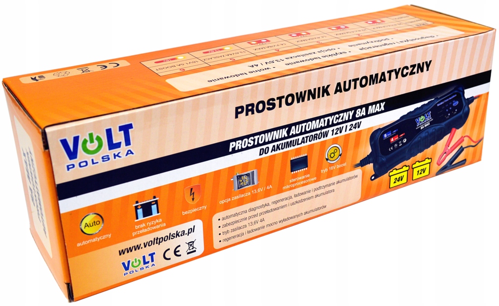 Opakowanie prostownika Volt Polska