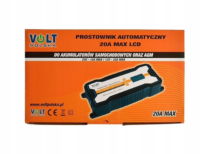 Opakowanie prostownika VOLT 20A Max