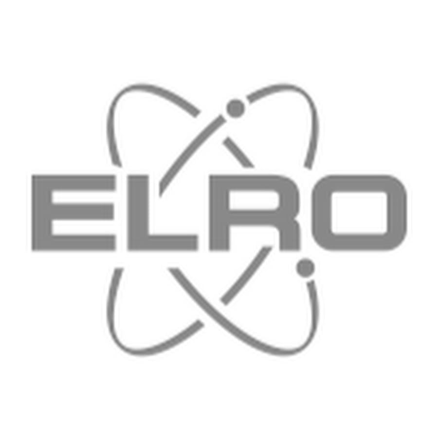 Logo ELRO w szarym kolorze