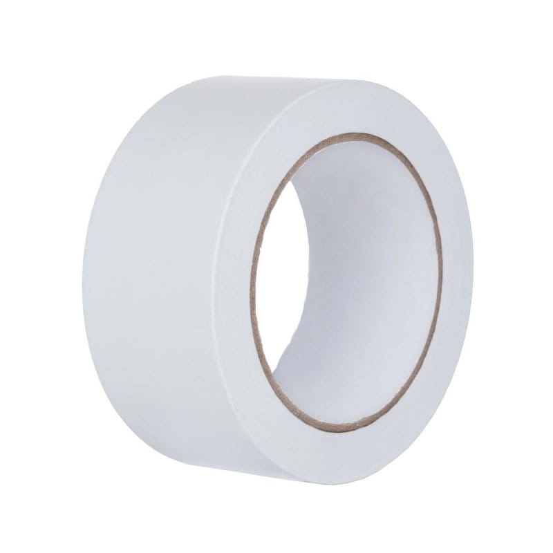 Biała taśma instalacyjna PVC w rolce