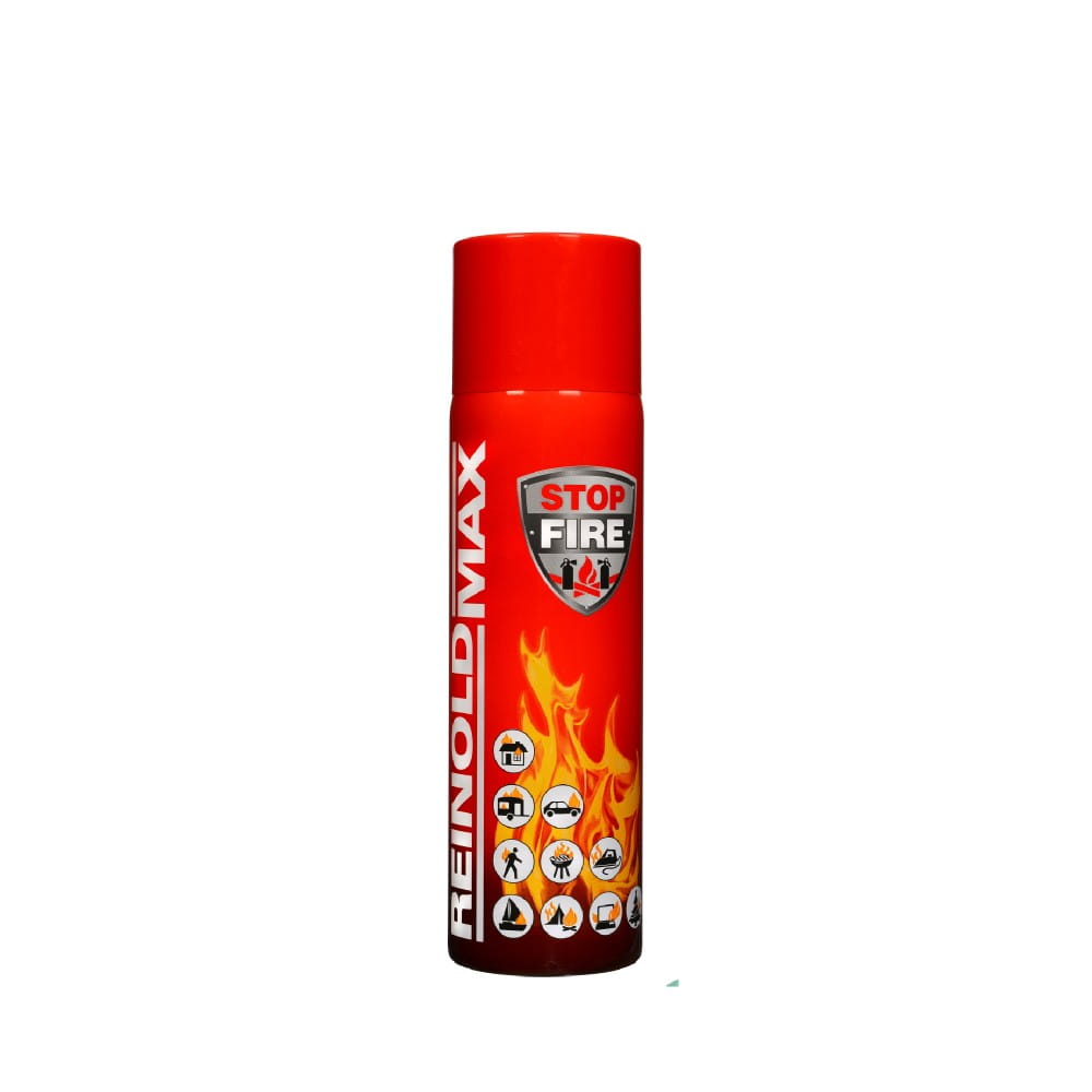Czerwony spray gaśniczy ReinoldMax